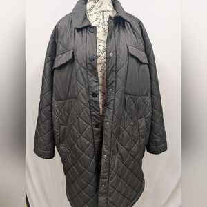 Women's Quilted Black Jacket